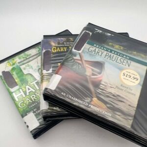 Gary Paulsen Audiobook Lot Hatchet Brians Return The Haymeadow Unabridged CD